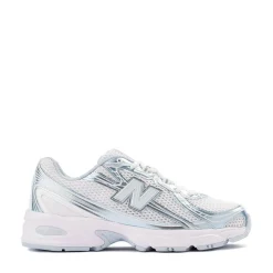 New Balance 740 Athletic Shoe - White / Light Blue Metallic
