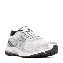 New Balance 860v2 Athletic Shoe - White / Black / Silver Metallic