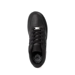 Nike Air Force 1 LE Athletic Shoe - Big Kid - Black / Black