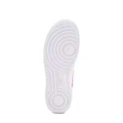 Nike Air Force 1 Low Athletic Shoe - Big Kid - White / White / Medium Soft Pink