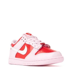Nike Dunk Low Athletic Shoe - Big Kid - Pink Foam / Summit White / Light Crimson