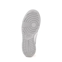 Nike Dunk Low Athletic Shoe - Big Kid - White / White / Light Smoke Grey