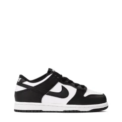 Nike Dunk Low Athletic Shoe - Little Kid - White / White / Black