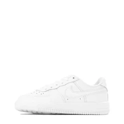 Nike Force 1 Low Athletic Shoe - Little Kid - White / White / White / White