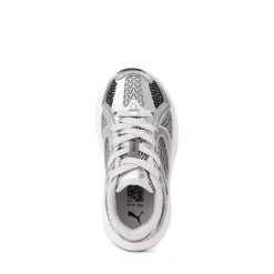 PUMA SkyJet Prisco Athletic Shoe - Baby / Toddler - PUMA Silver / PUMA Black / Glacial Gray