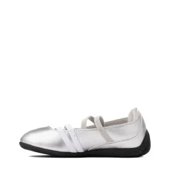 PUMA Speedcat Ballet Metallic Sneaker - Little Kid / Big Kid - Metallic Ash Gray / PUMA White