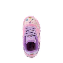 Reebok x Gabby's Dollhouse Classic Leather Step 'n' Flash Elastic Laces Athletic Shoe - Baby / Toddler - Pink