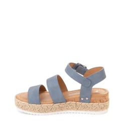 Sarah-Jayne Bryce Platform Sandal - Little Kid / Big Kid - Denim Blue