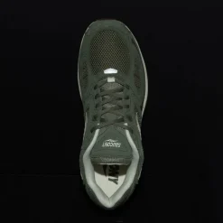 Saucony Grid Jazz 9 Athletic Shoe - Olive / Off White