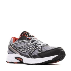 Saucony Ride Millennium Athletic Shoe - Grey / Black / Red