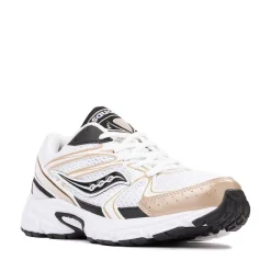 Saucony Ride Millennium Athletic Shoe - White / Gold / Black