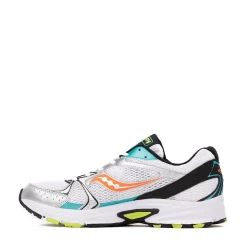 Saucony Ride Millennium Athletic Shoe - White / Mutant Green / Orange