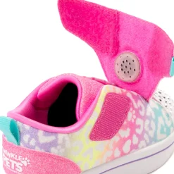 Skechers Twi-Lites Twinkle Pets Glitter Cat Sneaker - Toddler / Little Kid - Pink