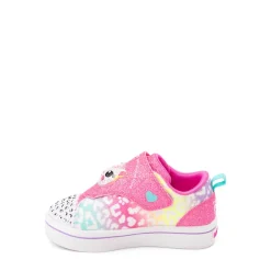 Skechers Twi-Lites Twinkle Pets Glitter Cat Sneaker - Toddler / Little Kid - Pink