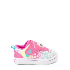 Skechers Twi-Lites Twinkle Pets Glitter Cat Sneaker - Toddler / Little Kid - Pink