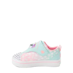 Skechers Twi-Lites Twinkle Pets Glitter Dog Sneaker - Toddler / Little Kid - Mint