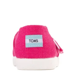 TOMS Alpargata Slip-On Casual Shoe - Baby / Toddler / Little Kid - Fuchsia