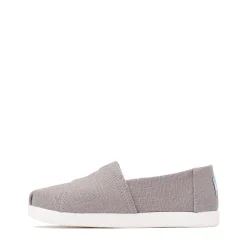 TOMS Alpargata Slip-On Casual Shoe - Little Kid / Big Kid - Drizzle Grey