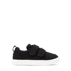 TOMS Cruz Double Strap Sneaker - Baby / Toddler / Little Kid - Black