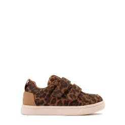 TOMS Cruz Double Strap Sneaker - Baby / Toddler / Little Kid - Leopard