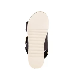 TOMS Giana Platform Sandal - Little Kid / Big Kid - Black