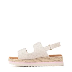 TOMS Giana Platform Sandal - Little Kid / Big Kid - Natural