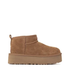 UGG® Classic Ultra Mini Platform Boot - Little Kid / Big Kid - Chestnut