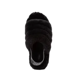 UGG® Fluff Yeah Slide - Little Kid / Big Kid - Black
