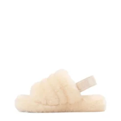 UGG® Fluff Yeah Slide - Little Kid / Big Kid - Natural