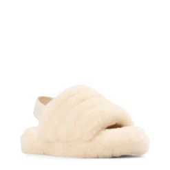 UGG® Fluff Yeah Slide - Little Kid / Big Kid - Natural