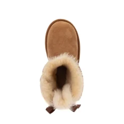 UGG® Mini Bailey Bow II Boot - Little Kid / Big Kid - Chestnut