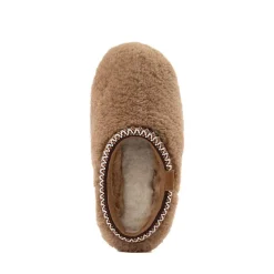 UGG® Tasman Maxi Curly Slipper - Little Kid / Big Kid - Chestnut