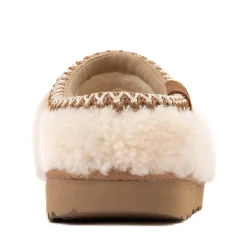 UGG® Tasman Maxi Curly Slipper - Little Kid / Big Kid - Natural