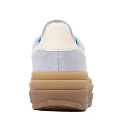 Womens adidas Gazelle Bold Athletic Shoe - Clear Sky / Cream White / Gold Metallic / Gum