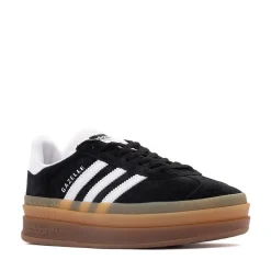 Womens adidas Gazelle Bold Athletic Shoe - Core Black / Cloud White