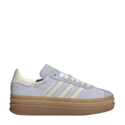 Womens adidas Gazelle Bold Athletic Shoe - Crystal Sky / Chalk Pearl / Ice Gold Metallic