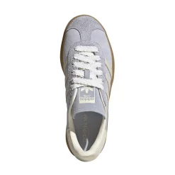 Womens adidas Gazelle Bold Athletic Shoe - Crystal Sky / Chalk Pearl / Ice Gold Metallic