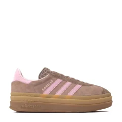 Womens adidas Gazelle Bold Athletic Shoe - Trace Brown / Clear Pink / Earth Strata