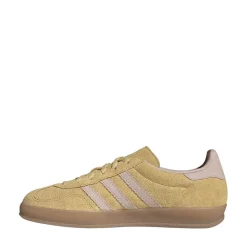 Womens adidas Gazelle Indoor Athletic Shoe - Almost Yellow / Wonder Quartz / Gum