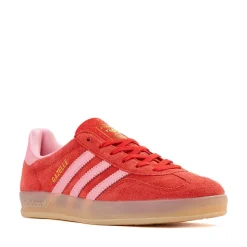 Womens adidas Gazelle Indoor Athletic Shoe - Better Scarlet / Light Pink / Gum