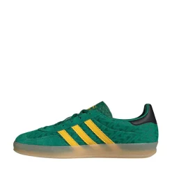 Womens adidas Gazelle Indoor Athletic Shoe - Bold Green / EQT Yellow / Gum