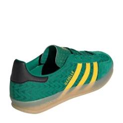 Womens adidas Gazelle Indoor Athletic Shoe - Bold Green / EQT Yellow / Gum