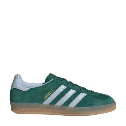 Womens adidas Gazelle Indoor Athletic Shoe - Collegiate Green / Crystal Sky / Gum