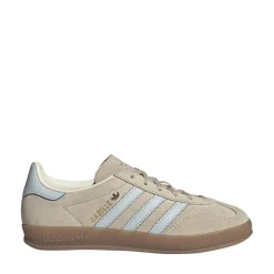 Womens adidas Gazelle Indoor Athletic Shoe - Wonder Beige / Halo Blue / Gum