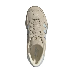 Womens adidas Gazelle Indoor Athletic Shoe - Wonder Beige / Halo Blue / Gum