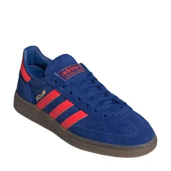 Womens adidas Handball Spezial Athletic Shoe - Collegiate Royal / Solar Red / Gold Metallic