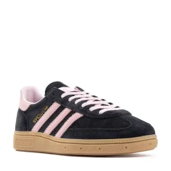 Womens adidas Handball Spezial Athletic Shoe - Core Black / Clear Pink / Gum