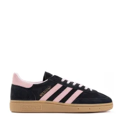 Womens adidas Handball Spezial Athletic Shoe - Core Black / Clear Pink / Gum