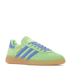 Womens adidas Handball Spezial Athletic Shoe - Lime Burst / Blue Fusion / Gum
