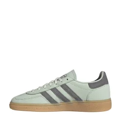 Womens adidas Handball Spezial Athletic Shoe - Linen Green / Grey Four / Off White